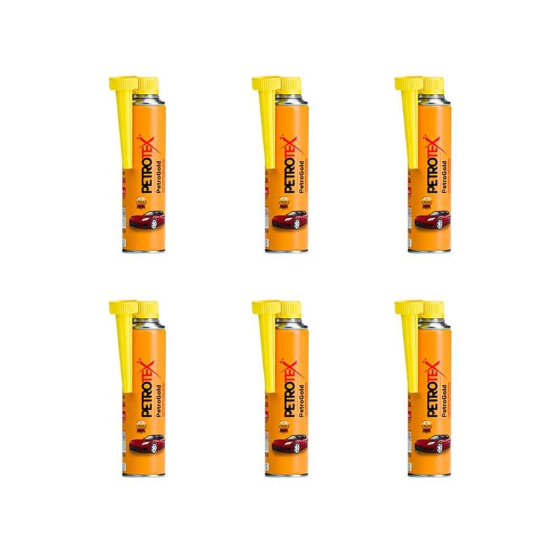مکمل بنزین خودرو پتروتکس پلاس مدل petrogold حجم 300 میلی لیتر بسته 6 عددی